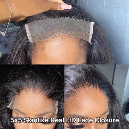 5x5 hd lace closure straight & body wave (2)