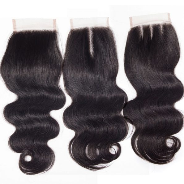 Body Wave 3 Bundles With 6×6 Lace Closure