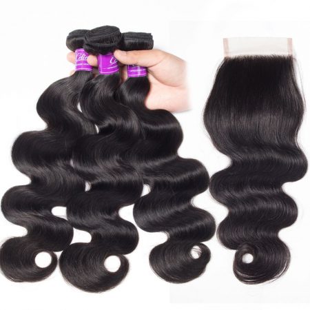 Body Wave 3 Bundles With Closure