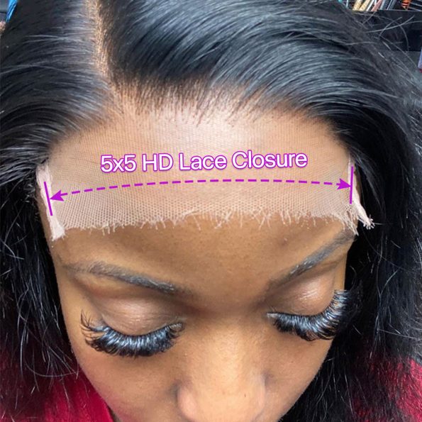 Straight Hair 5×5 Hd Lace Closure