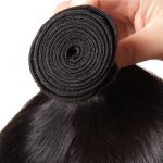 Straight Hair 4 Bundles With 6×6 Lace Closure