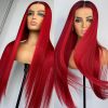 Redwine Color Straight 13×6 Lace Wigs (6)
