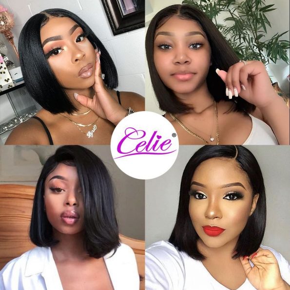 13×4 Straight Bob HD Lace Front Wig (1)