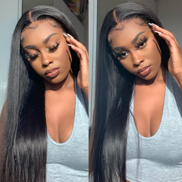 13×4 straight lace front wig