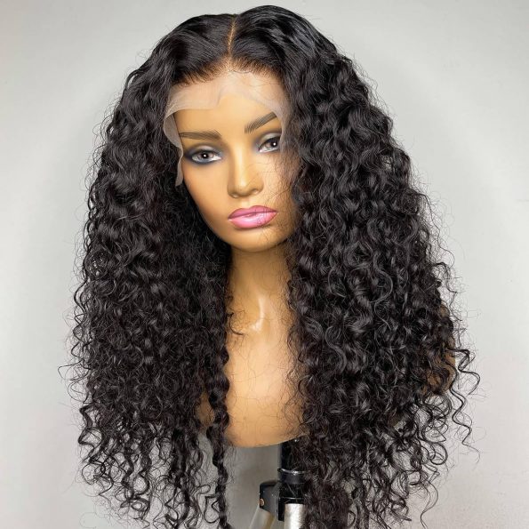 13×4 water wave lace front wig (1)