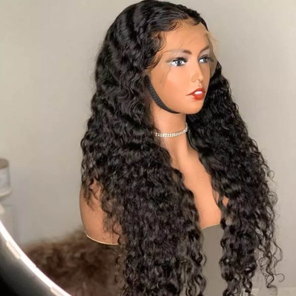 13×4 water wave lace front wig 2