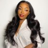 13×6 body wave pre-bleached knots