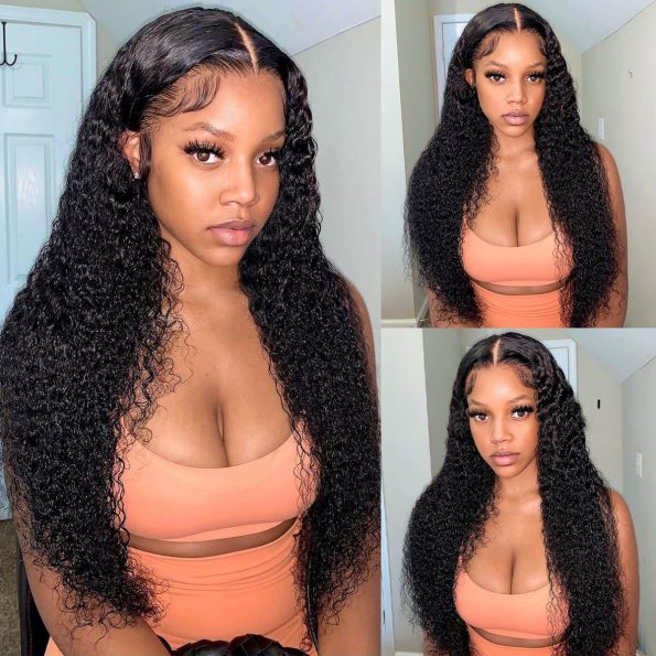13×6 curly lace front wig
