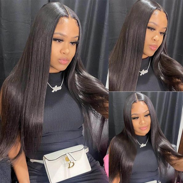 13×6 straight lace front wig