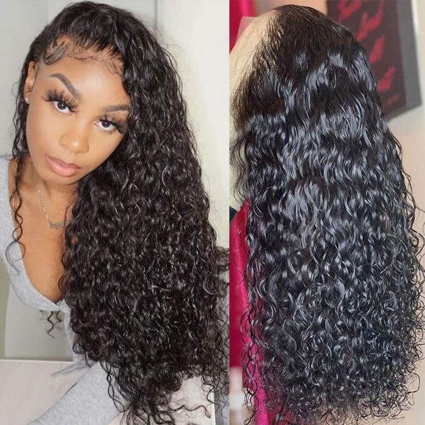 13×6 water wave lace front wig