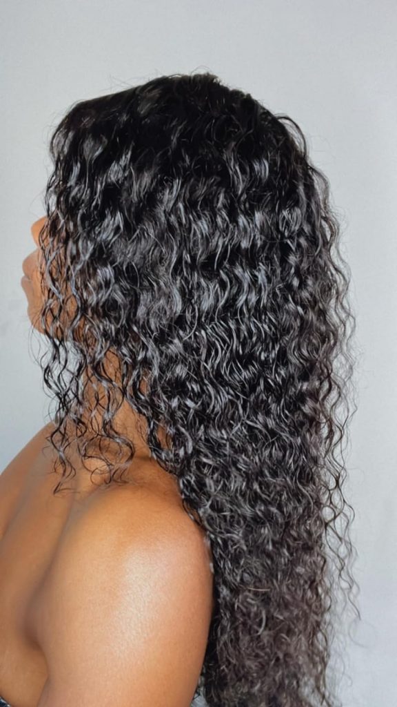 The wig was so soft, perfect curly wave glue wig. The install was quick I literally just put it on & hot combed the top. I didnt have to bleach the knots but if you are looking for glueless unit I would recommend this wig very affordable as well