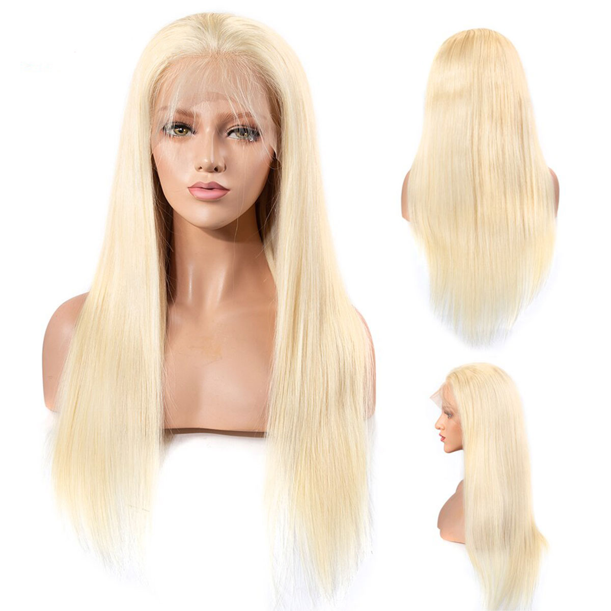 180% Density 613 Brazilian Straight Lace Front Wig