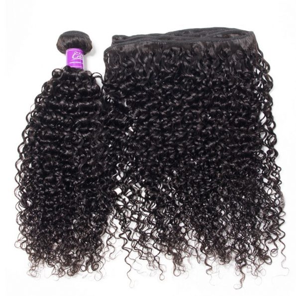 Curly Hair 4 Bundles With Frontal