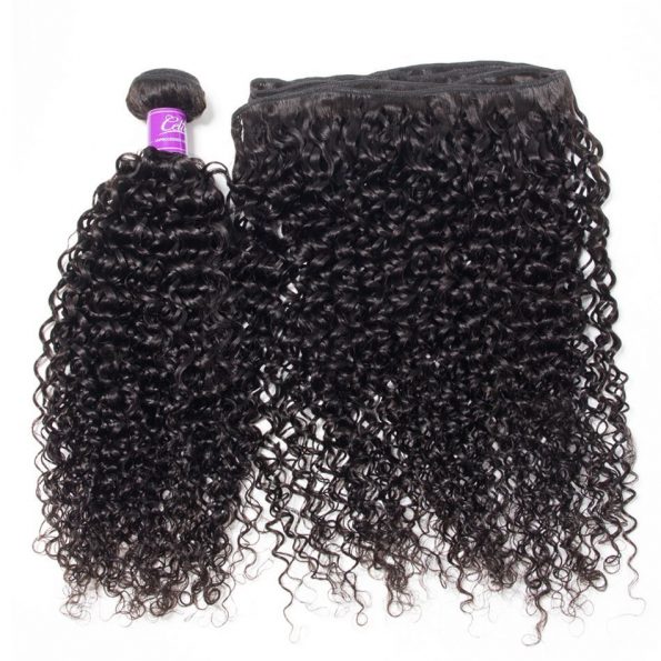 Curly Hair 3 Bundles With Closure