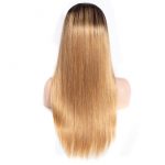 ombre straight lace front wig
