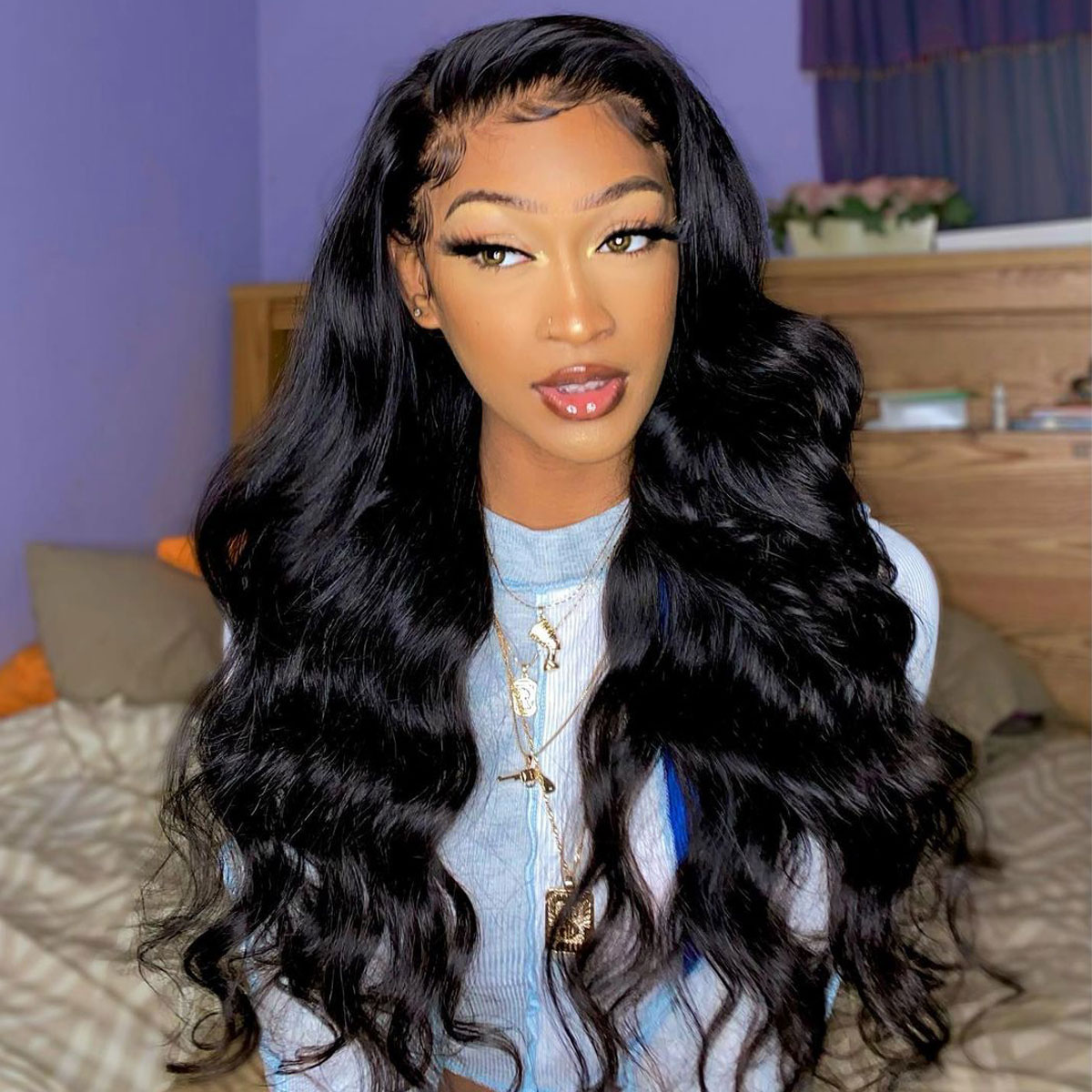 High Density Wig Brazilian Body Wave 13x4 Lace Front Wig | Celie Hair
