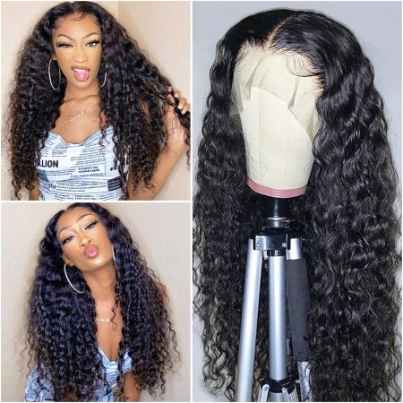 Deep Wave 360 lace frontal wig