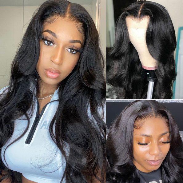5×5 body wave closure wig