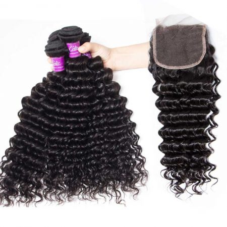 Deep Wave 4 Bundles With Closure