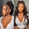 360 body wave lace frontal wig