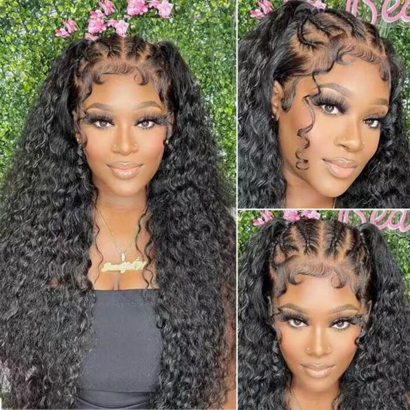 360 deep wave lace frontal wig