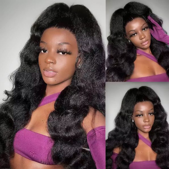 360 lace frontal wig kinky straight (2)
