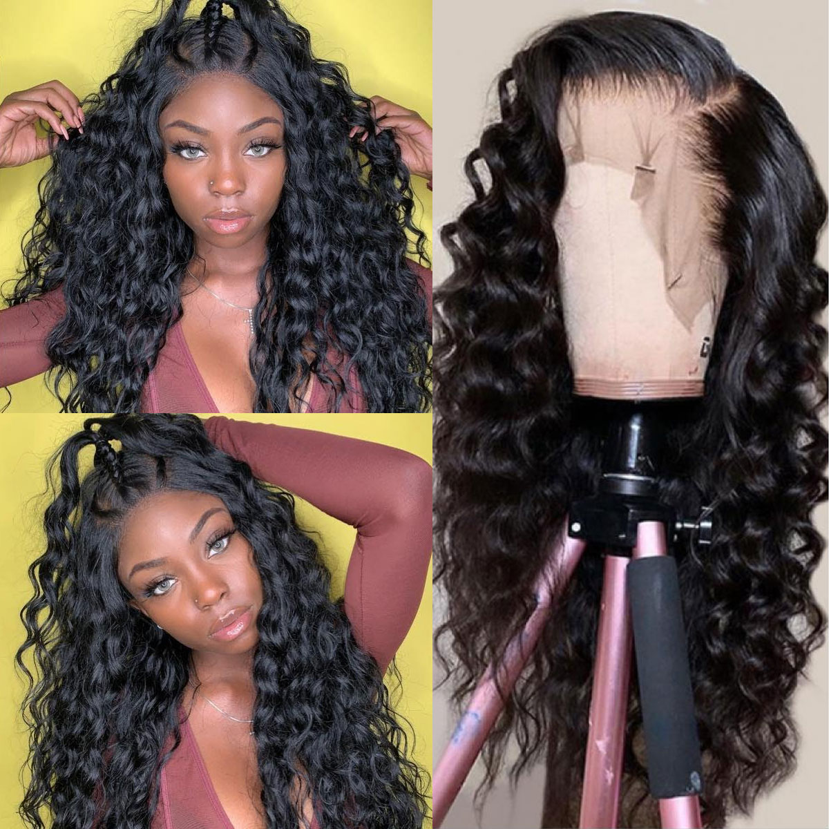 360 loose deep wave wigs