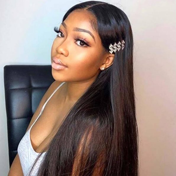 360 straight lace frontal wig