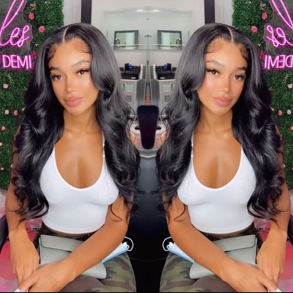 5×5 body wave closure wig