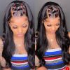 5×5 body wave closure wig