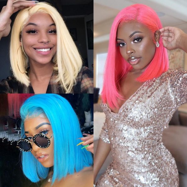613 Straight Bob 4×4 Lace Front Wig (1)