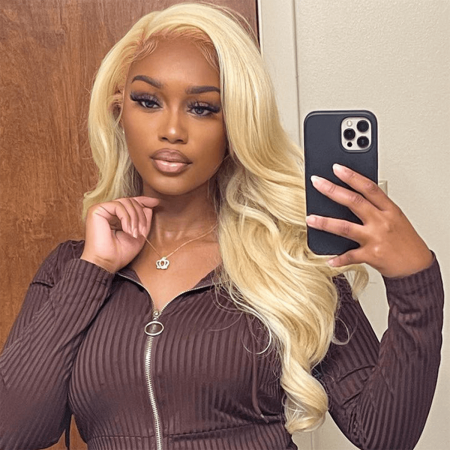613 blonde body wave lace frontal wig (3)