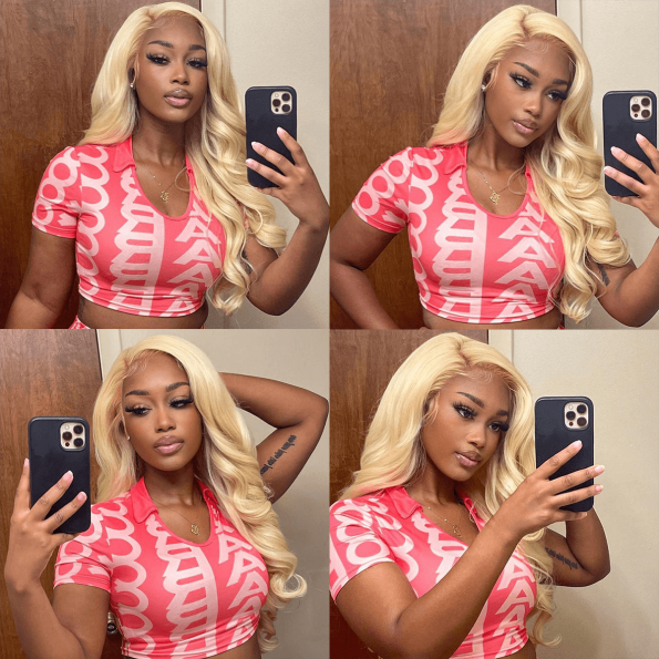 613 blonde body wave lace frontal wig (4)