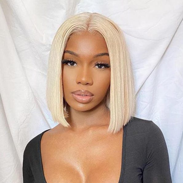 613 blonde closure bob wig