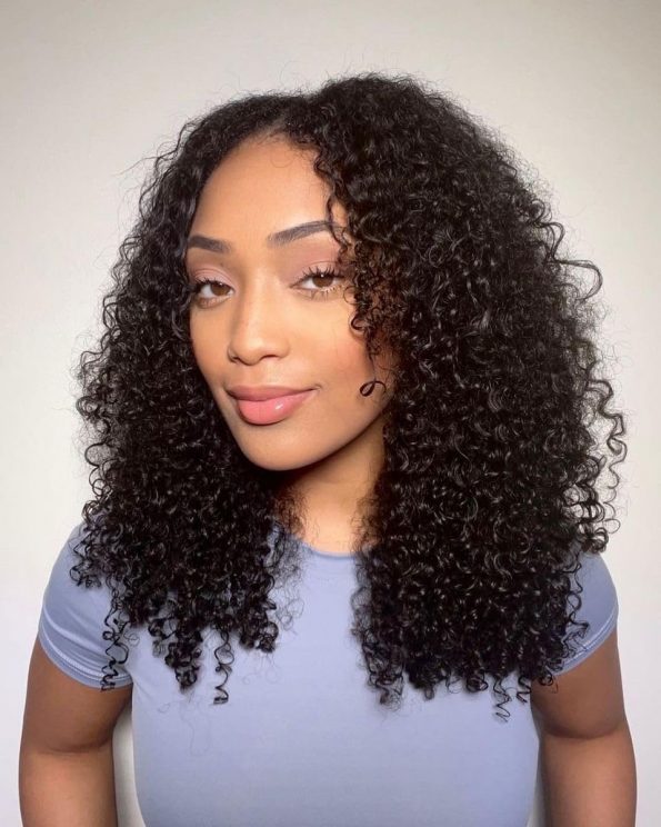 Lace Front Human Hair Wigs For Black Women Curly Brazilian Virgin Hair Pre  Plucked With Baby Hair [LFW06]