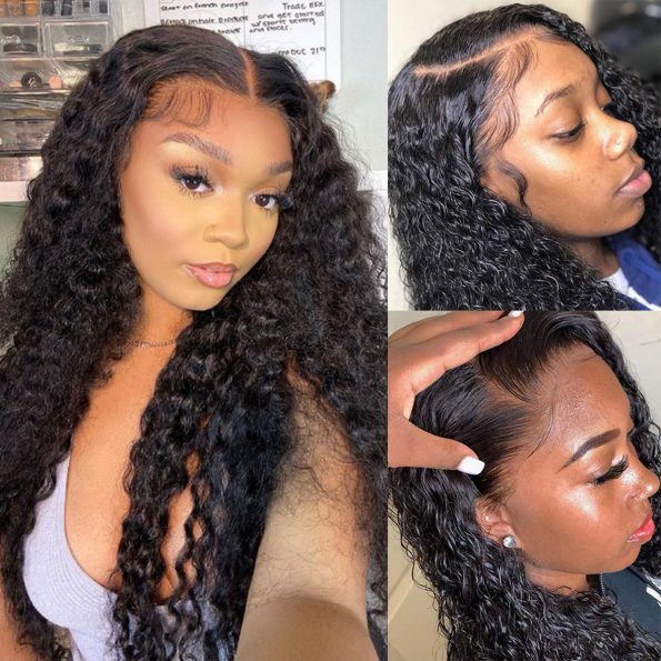deep wave lace front wig