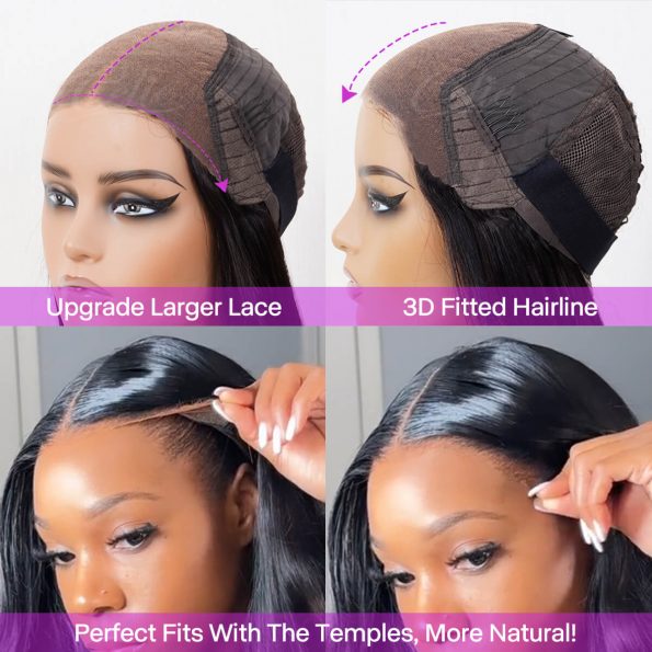 6×5 plus air cap wig details