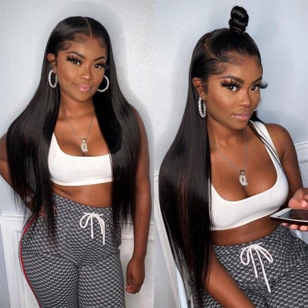 5x5 6x6 straight closure wig