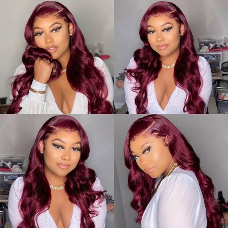 99J Body Wave 5x5 Lace Closure Wigs