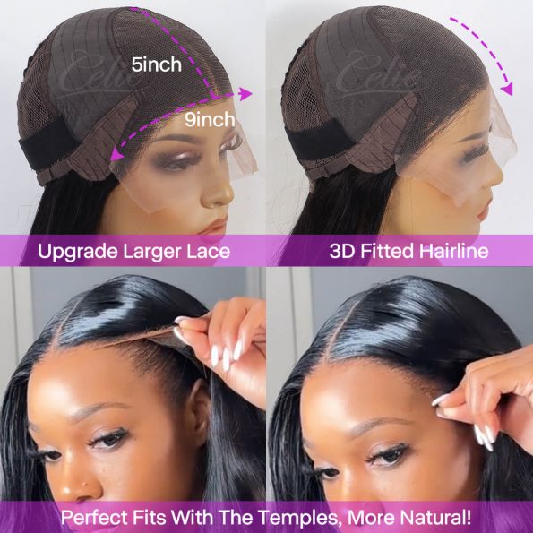 9×5 air cap wig details