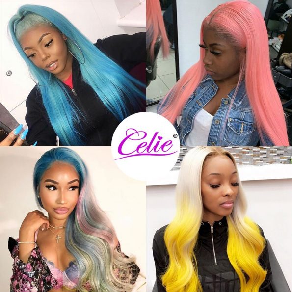 Blonde 613 Color Straight hair bundles