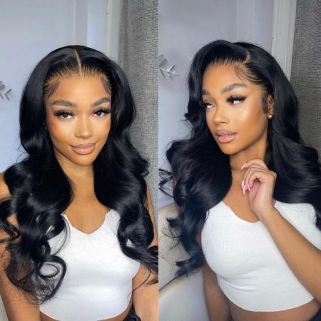 body wave lace front wig