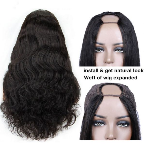 Body Wave U Part Wig (2)
