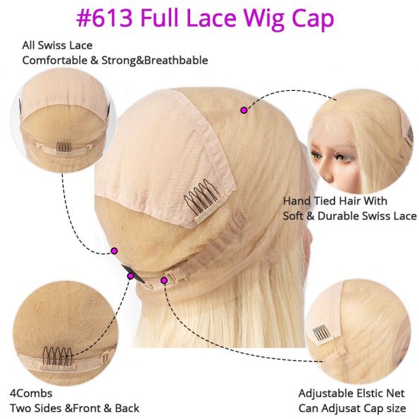 Brazilian 613 Straight Full Lace Bob Wig (6)