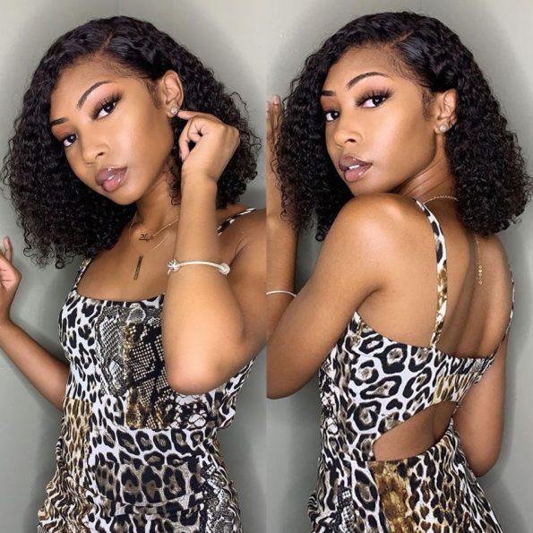 Curly Bob Lace Front Wig (2)