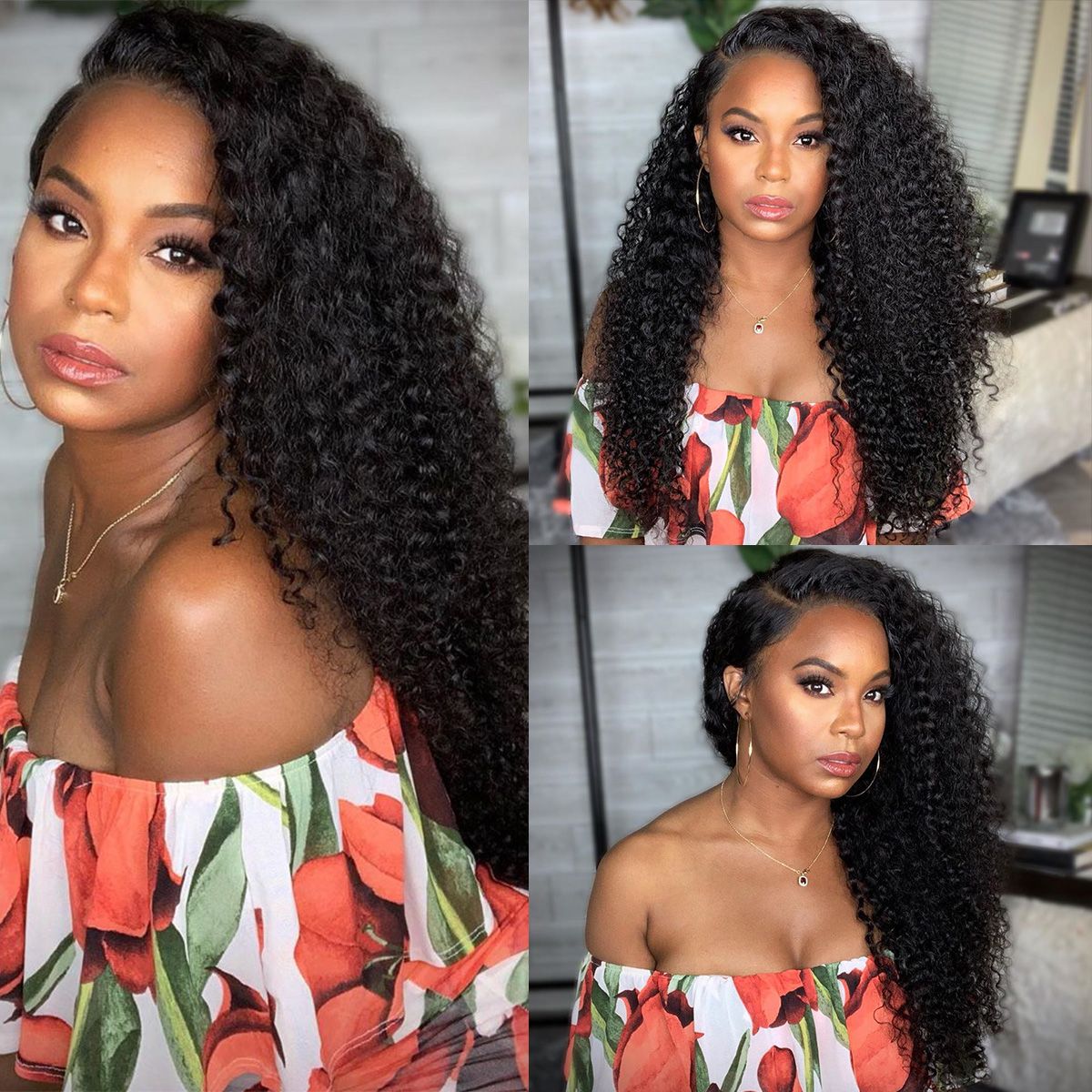 Curly Wave 13x6 Lace Front Wigs