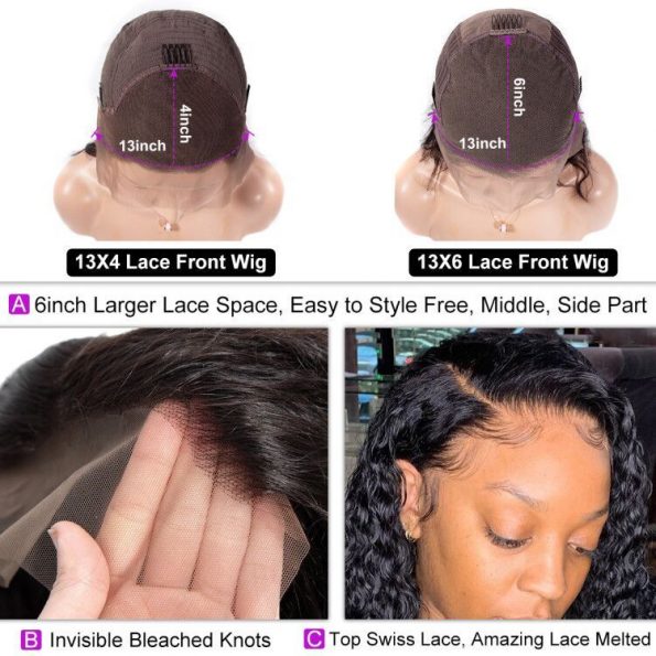 Curly Wave 13×6 Lace Front Wigs (2)