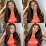 dark brown hd body wave wig