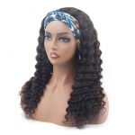 headband deep wave wig