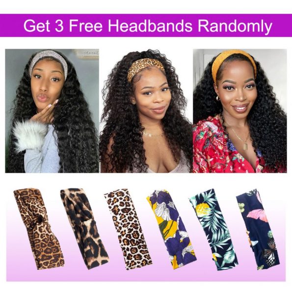 Deep Wave Headband Wig